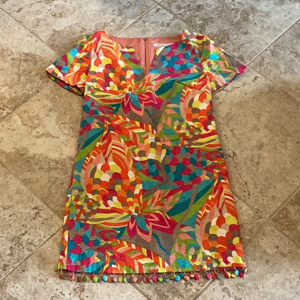 Trina Turk A-line Colorful Dress Size 6